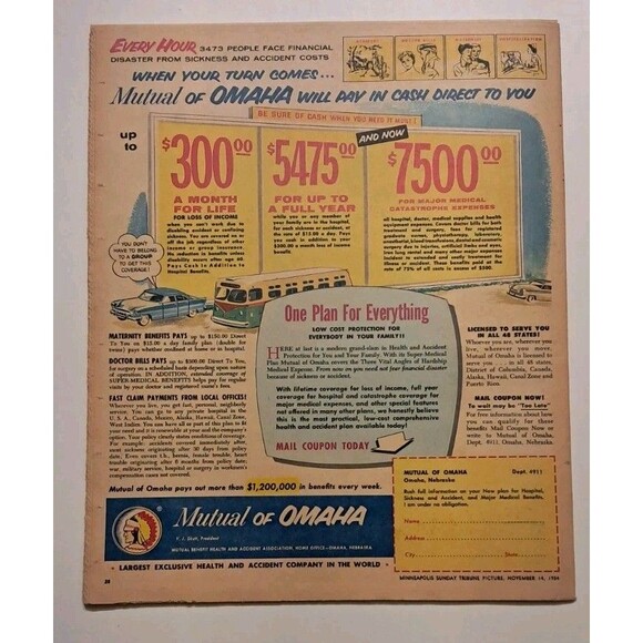 Picture Roto Magazine Minneapolis Sunday Tribune 11/14/1954 Mamie Eisenhower - Picture 10 of 10